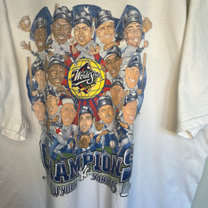 New York Yankees World Series Champions Caricature T-Shirt (XXL)