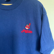 Load image into Gallery viewer, Cleveland Indians Embroidered T-Shirt (L)
