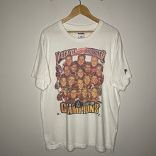 Load image into Gallery viewer, Detroit Redwings Caricature 1997 Stanley Cup Champions T-Shirt (L)
