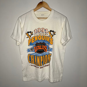 Pittsburgh Penguins 1991 Stanley Cup Finals T-Shirt (S)