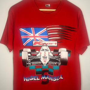 Nigel Mansell 5 Racing T-Shirt (L)