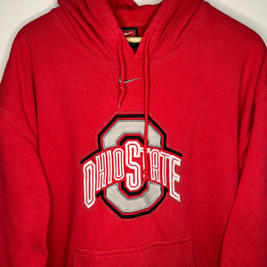 Vintage Ohio State 'Center Swoosh' Nike Hoodie (XXL)