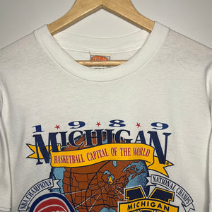 1989 Michigan Basketball Capital of the World T-Shirt (M)