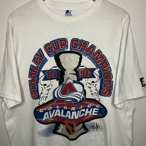 Colorado Avalanche Stanley Cup Champions 1996 T-Shirt (XL)