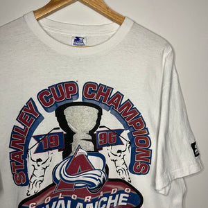 Colorado Avalanche Stanley Cup Champions 1996 T-Shirt (XL)