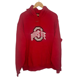 Vintage Ohio State 'Center Swoosh' Nike Hoodie (XXL)