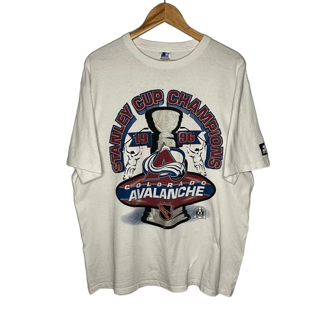 Colorado Avalanche Stanley Cup Champions 1996 T-Shirt (XL)
