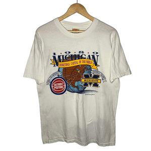 1989 Michigan Basketball Capital of the World T-Shirt (M)