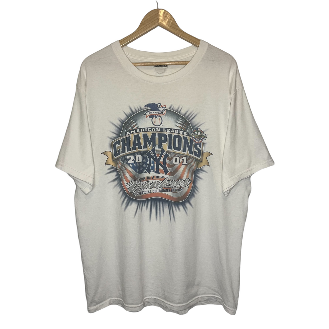 New York Yankees 2001 American League Champions T-Shirt (L) – The Vintage  Finery