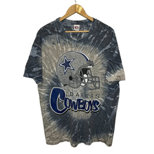Load image into Gallery viewer, Dallas Cowboys Helmet Tie Dye T-Shirt (L/XL)

