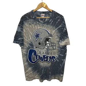 Dallas Cowboys Helmet Tie Dye T-Shirt (L/XL)